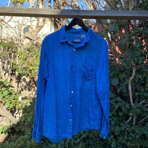 Blue Blue Japan indigo linen shirt